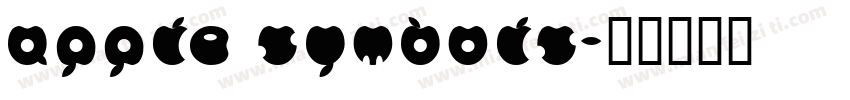 apple symbols字体转换